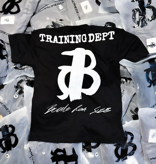 Training Dept Oversized T-Shirt - Black (Thick)