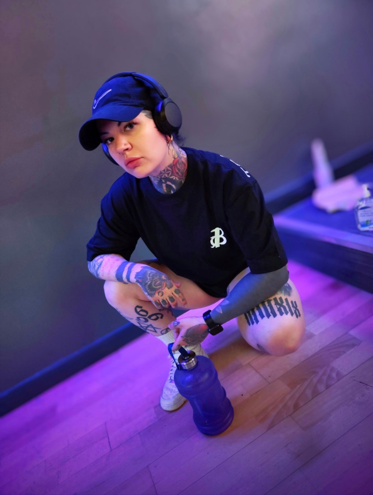 Training Dept Oversized T-Shirt - Black (Thick)