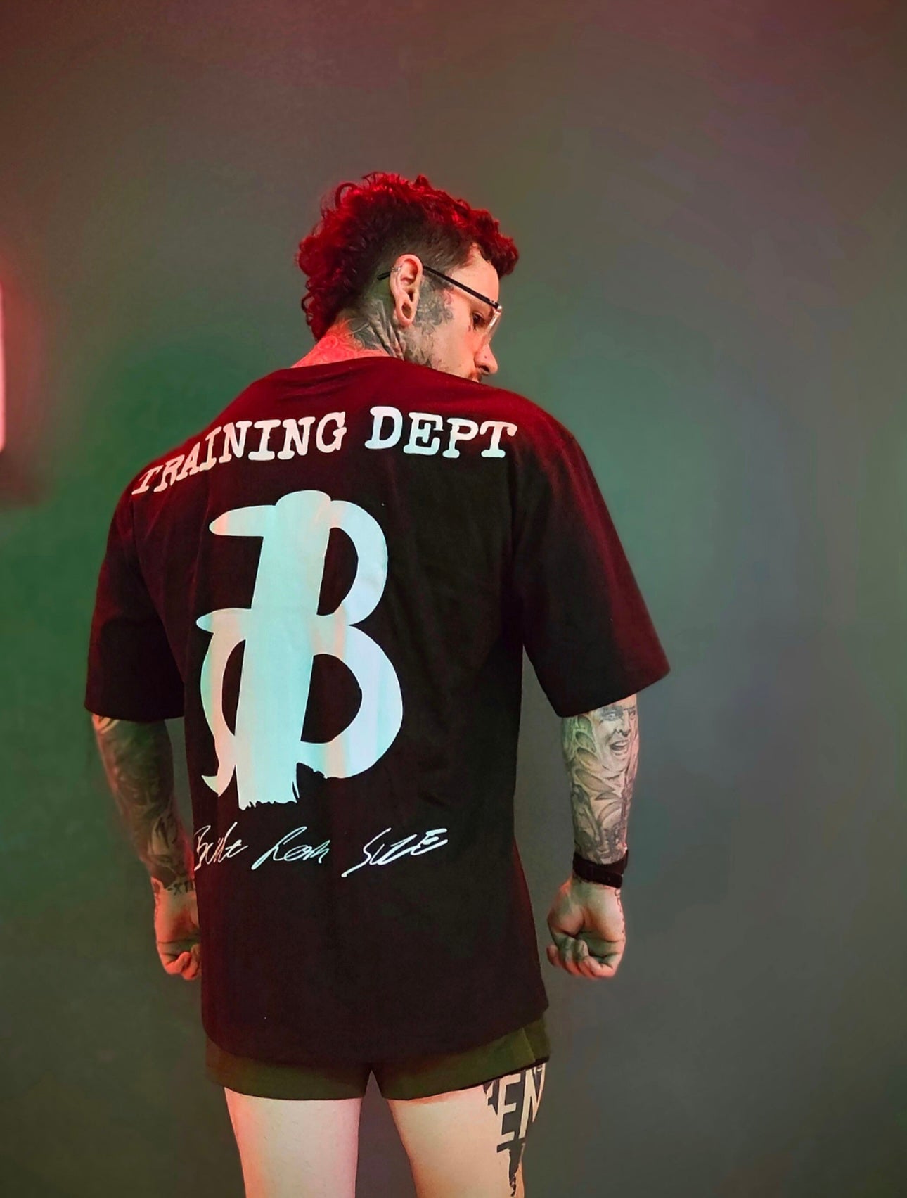 Training Dept Oversized T-Shirt - Black (Thick)